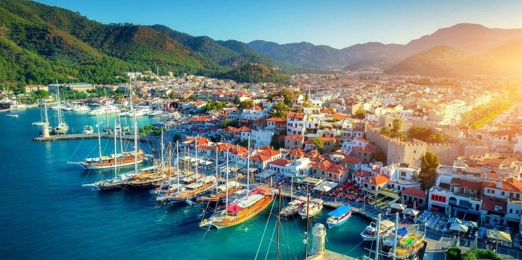 Picturesque fishing village in Kaş